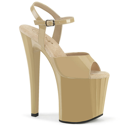 Pleaser   ENCHANT-709 crema de crema/crema