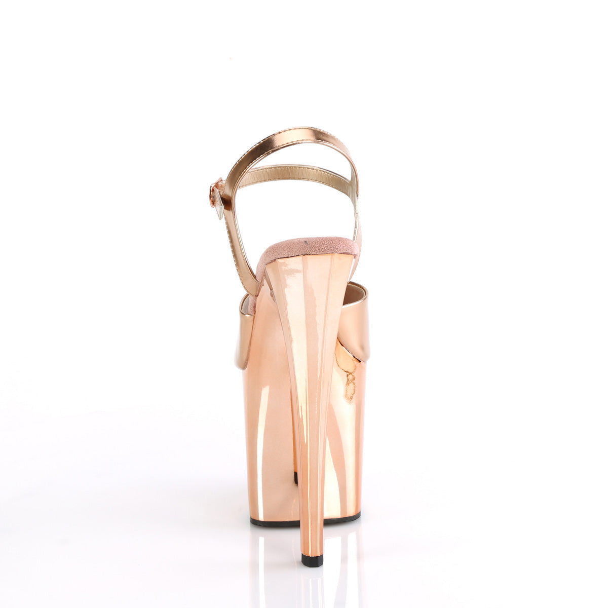 Pleaser   ENCHANT-709 Rose Gold se reunió. PU/Rose Gold Chrome