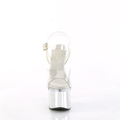 Pleaser  Sandalias ESTEEM-708 CLR/CLR-SLV Chrome