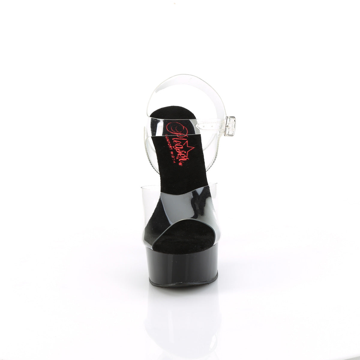 Pleaser   EXCITE-608 CLR/BLK
