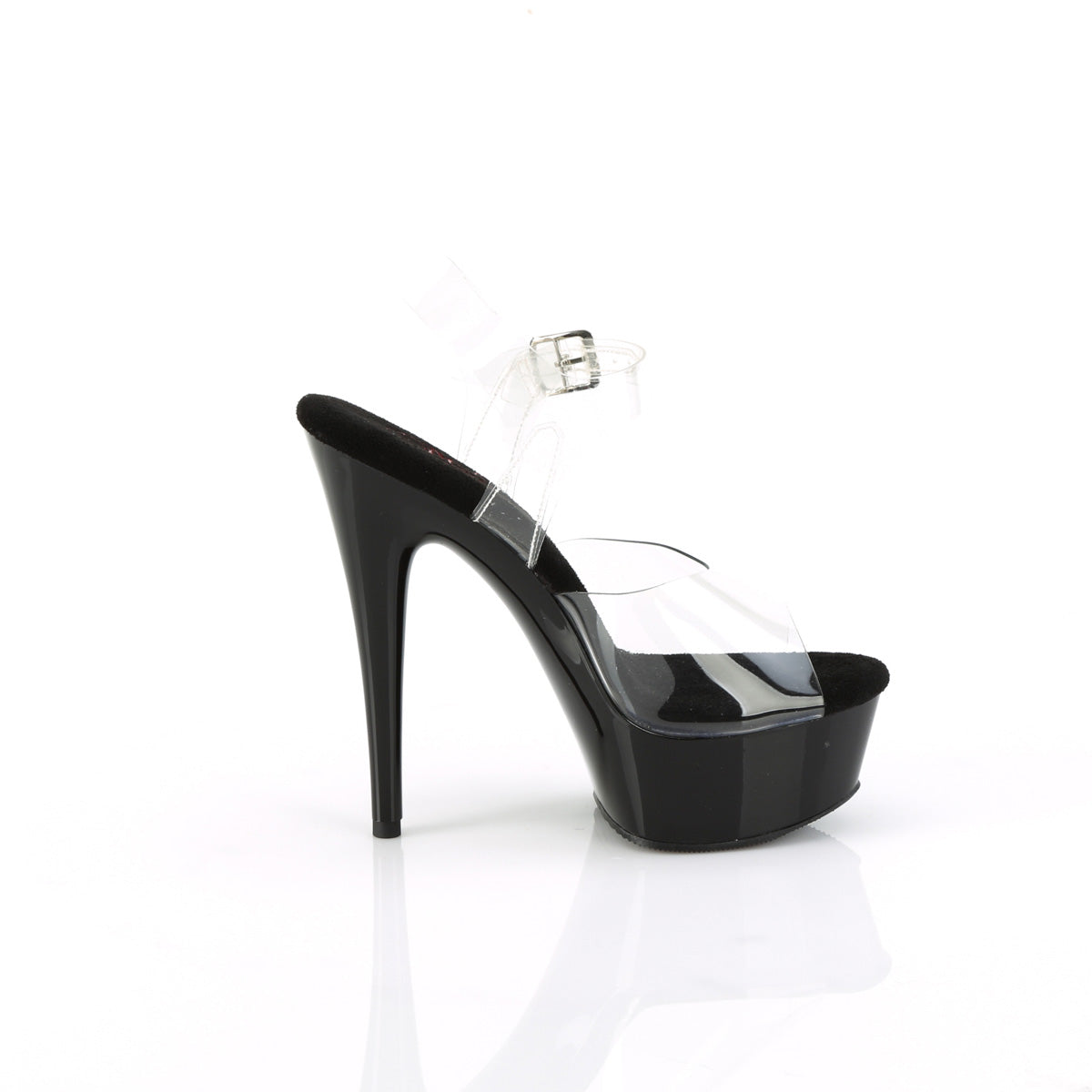 Pleaser   EXCITE-608 CLR/BLK