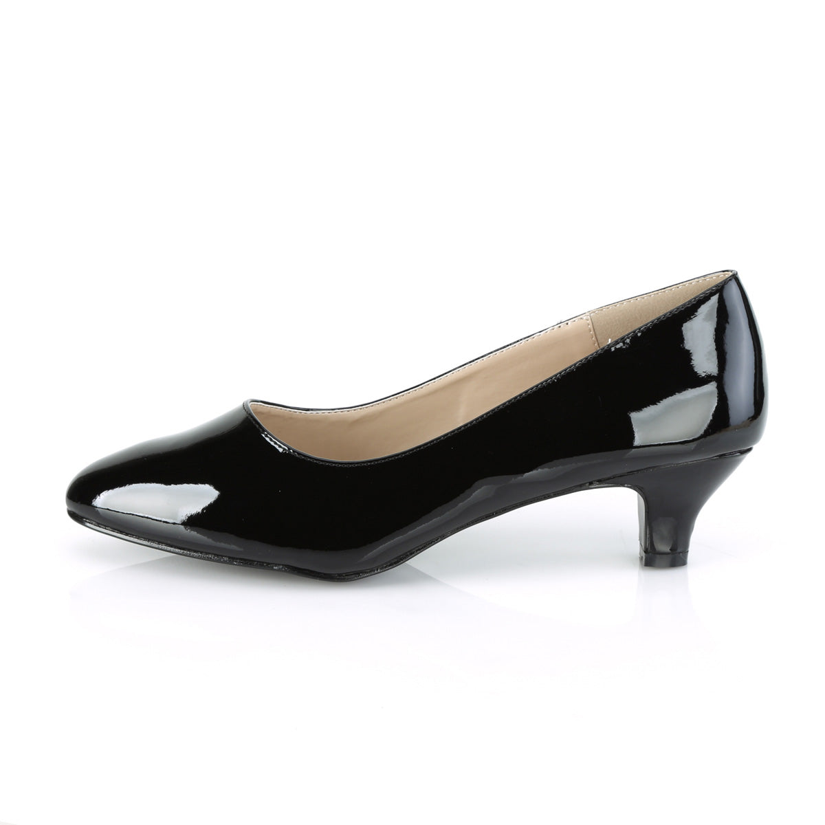 Pleaser Pink Label Womens Pumps FAB-420 Blk Pat