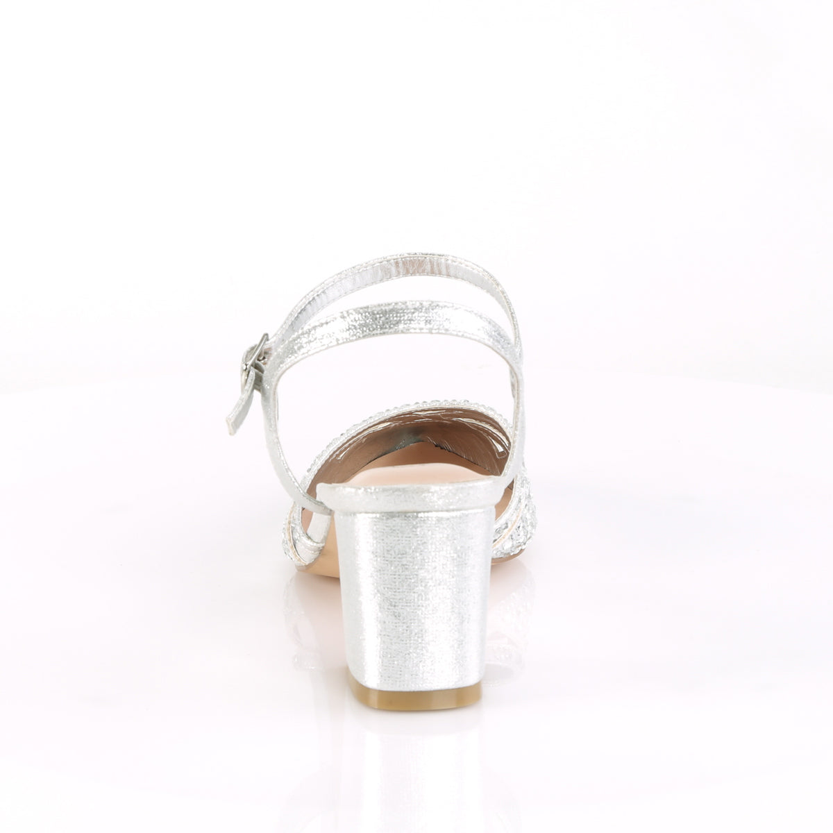 Fabulicious Bombas para mujer FAYE-06 SLV Shimmering Teject