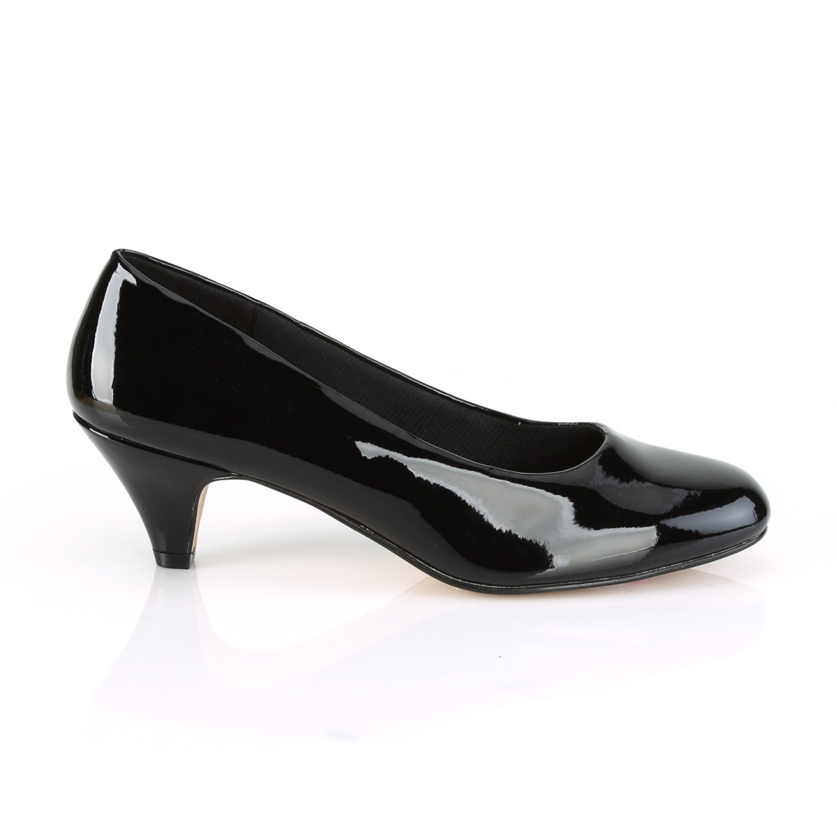 Pleaser Pink Label Bombas para mujer FEFE-01 BLK PAT