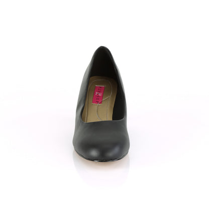 Pleaser Pink Label Bombas para mujer FEFE-01 Blk Faux Cuero
