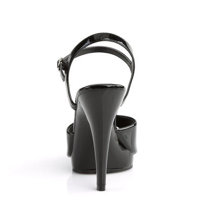 Fabulicious Sandalias para mujer FLAIR-409 BLK PAT / BLK