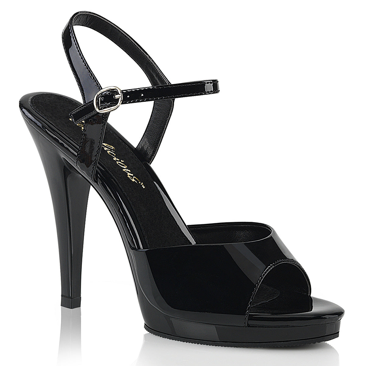 Fabulicious Sandalias para mujer FLAIR-409 BLK PAT / BLK