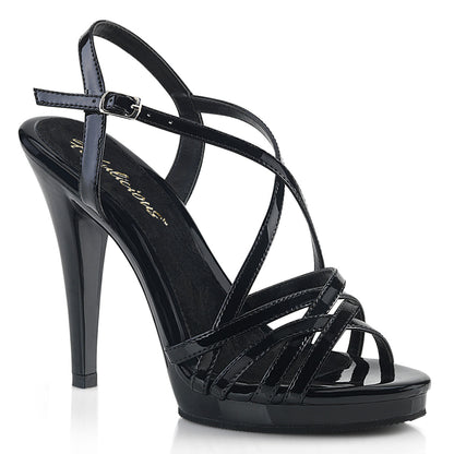Fabulicious Sandalias para mujer FLAIR-413 BLK PAT / BLK