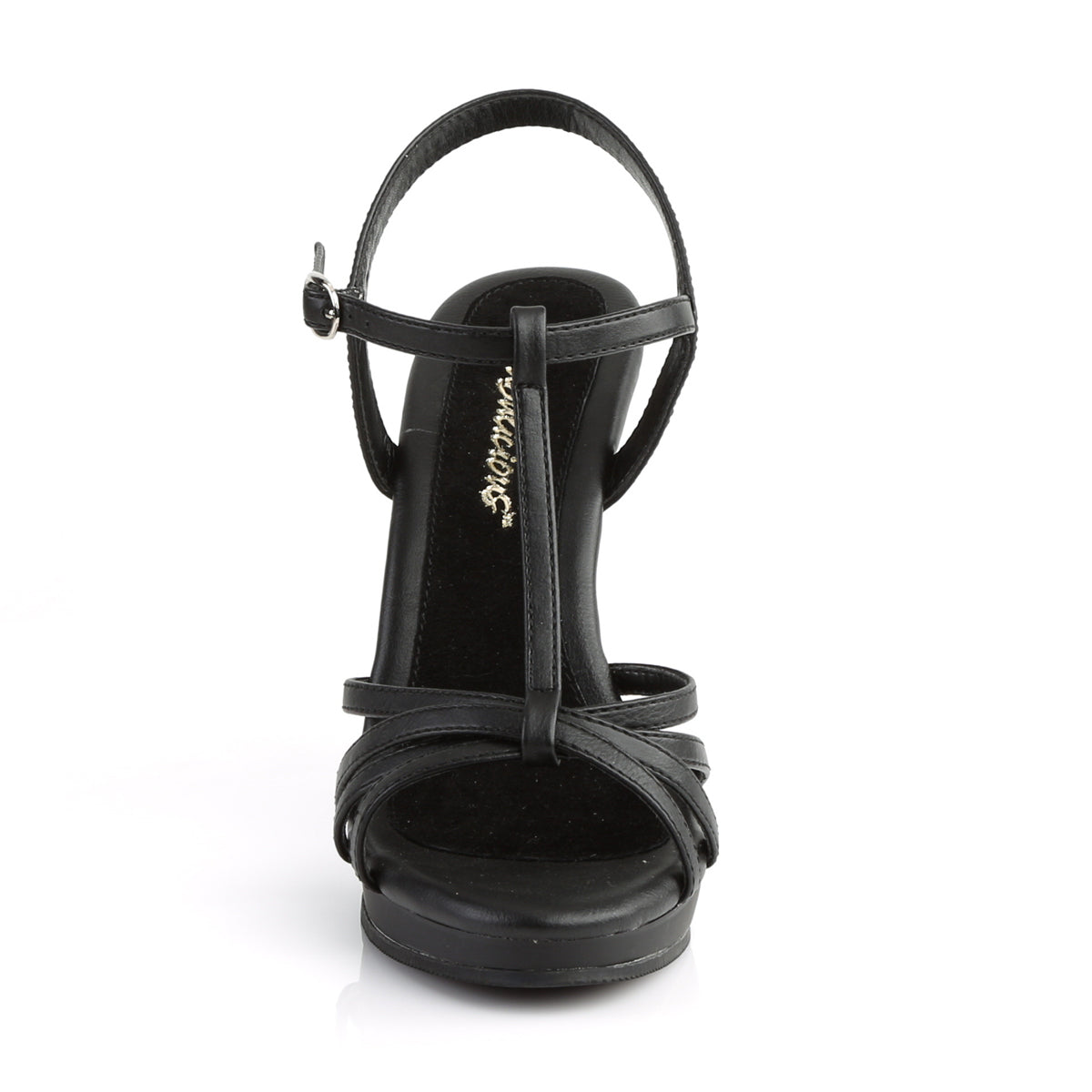 Fabulicious Sandalias para mujer FLAIR-420 BLK PU / BLK MATE