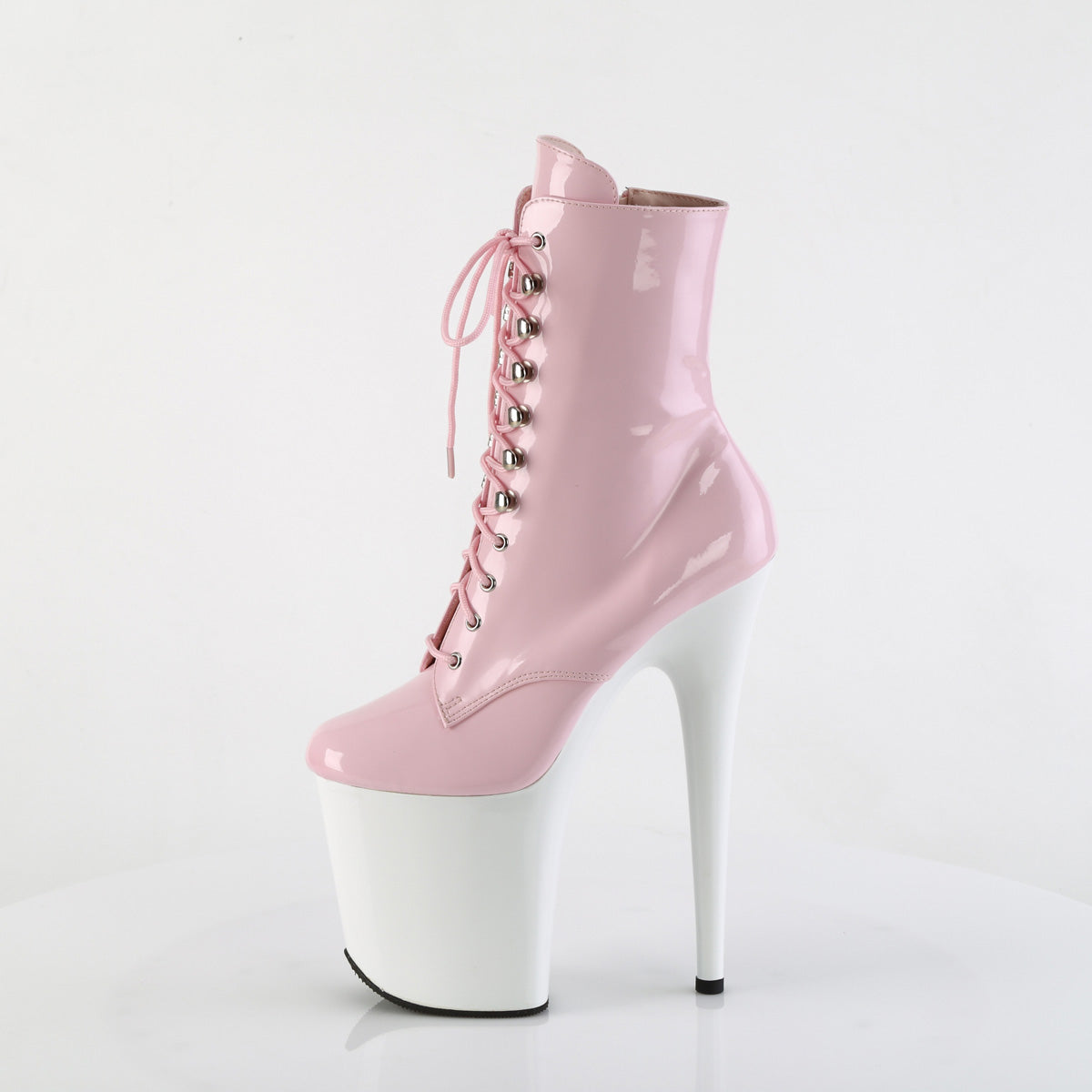 Pleaser   FLAMINGO-1020 B. rosa pat/wht
