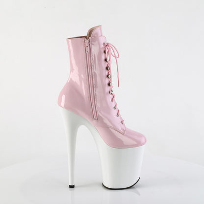 Pleaser   FLAMINGO-1020 B. rosa pat/wht