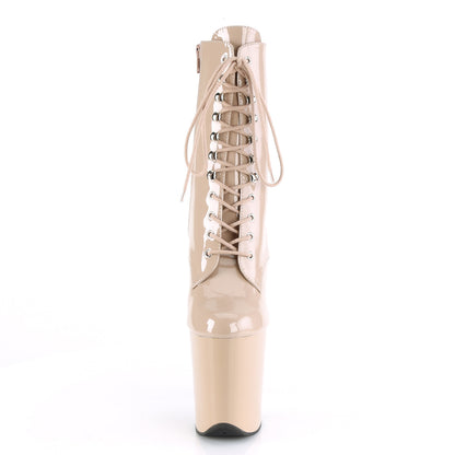 Pleaser Botas de tobillo para mujer FLAMINGO-1020 pat pat / desnuda