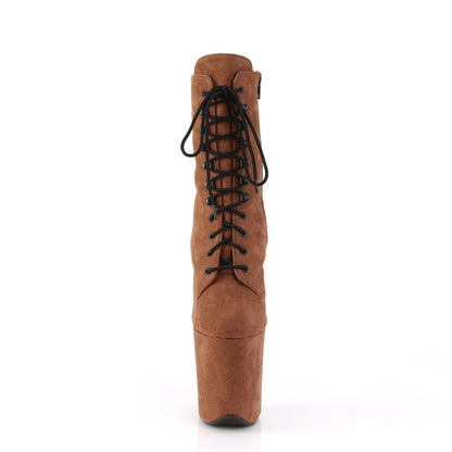 Pleaser  Botines FLAMINGO-1020FS Caramel Faux Suede / Caramel Faux Suede