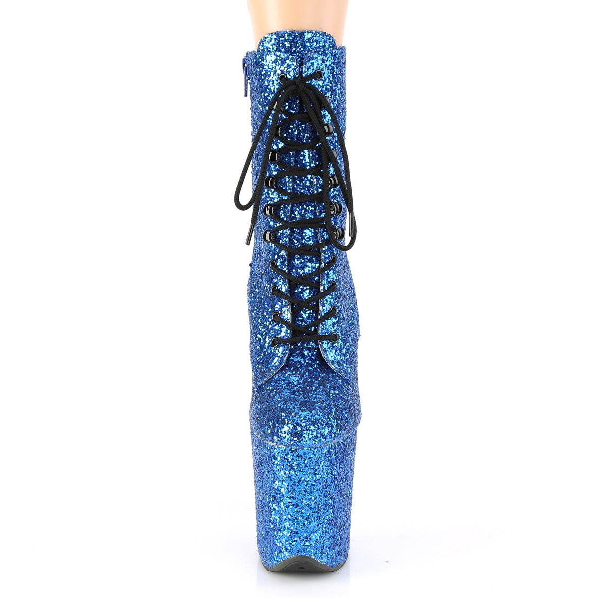 Pleaser Botas de tobillo para mujer FLAMINGO-1020GWR Royal Blue Glitter / Royal Blue Glitter
