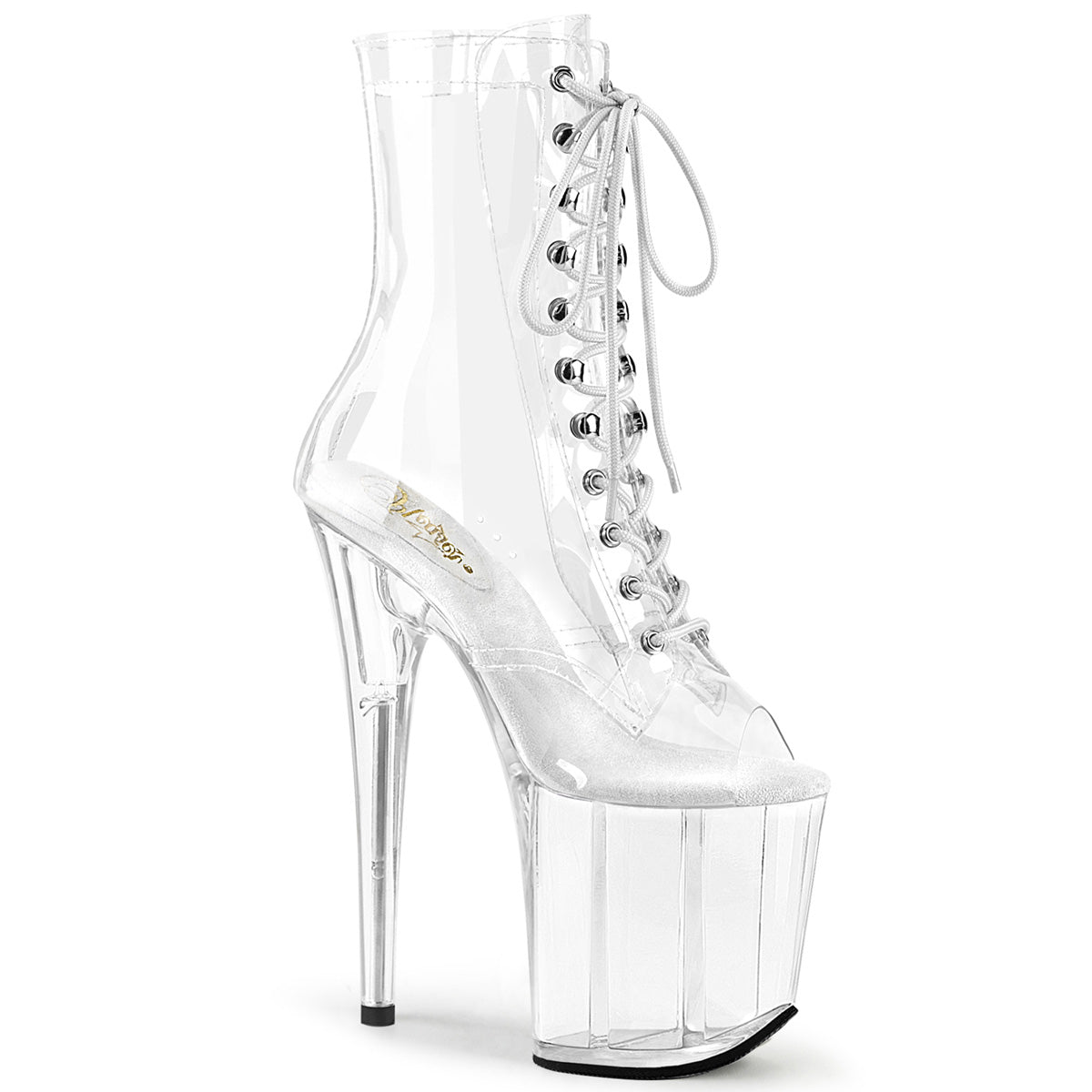 Pleaser Womens Ankle Boots FLAMINGO-1021C Clr/Clr