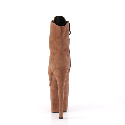 Pleaser  Botines FLAMINGO-1021FS Caramel Faux Suede / Caramel Faux Suede