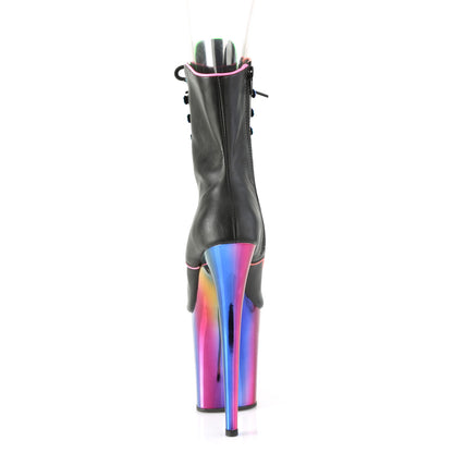 Pleaser  Botines FLAMINGO-1021RC-02 BLK PAT /Rainbow Cromo