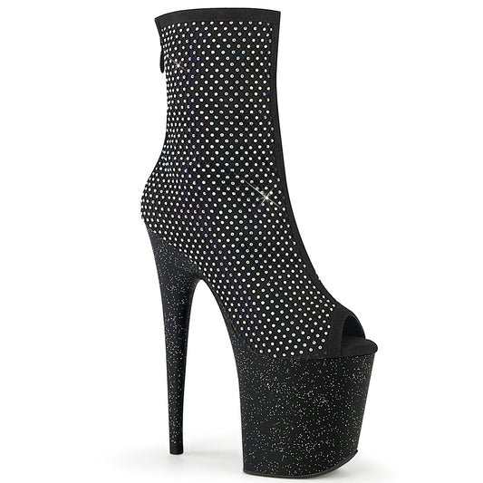 Pleaser  Botines FLAMINGO-1031GM Fabric Blk-RS Malla / BLK MATE