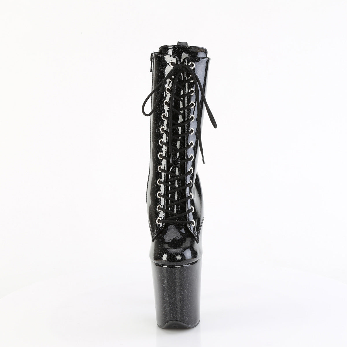 Pleaser   FLAMINGO-1040GP Blk Glitter Pat/M