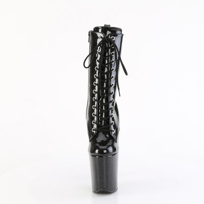 Pleaser   FLAMINGO-1040GP Blk Glitter Pat/M