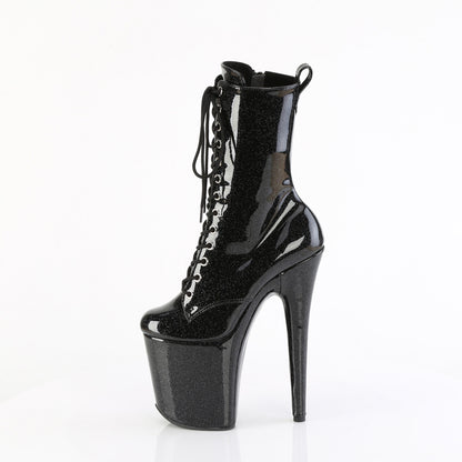 Pleaser   FLAMINGO-1040GP Blk Glitter Pat/M