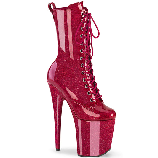 Pleaser   FLAMINGO-1040GP FUCHSIA GLITTER PAT/M