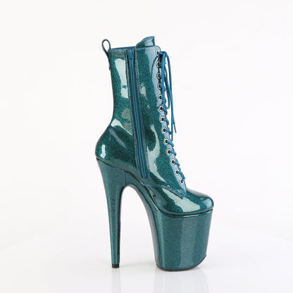 Pleaser   FLAMINGO-1040gp Pat/m de brillo verde azulado