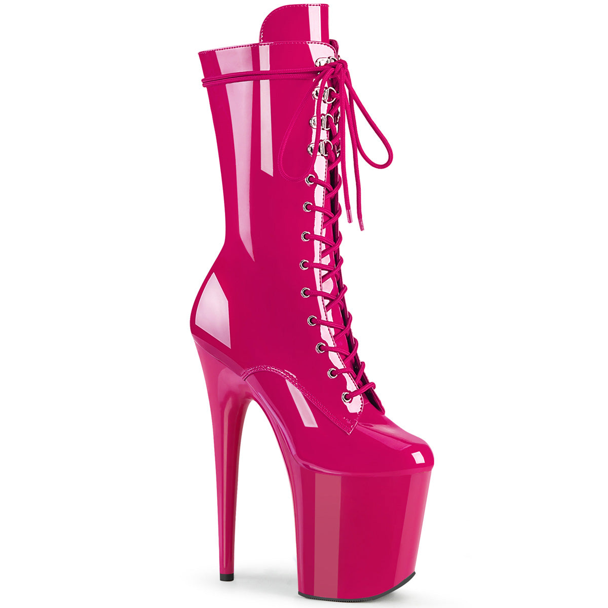 Pleaser Botas de tobillo para mujer FLAMINGO-1050 H. Pat Pat / h. Rosa