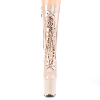 Pleaser Botas de tobillo para mujer FLAMINGO-1050 PAT desnuda / desnuda