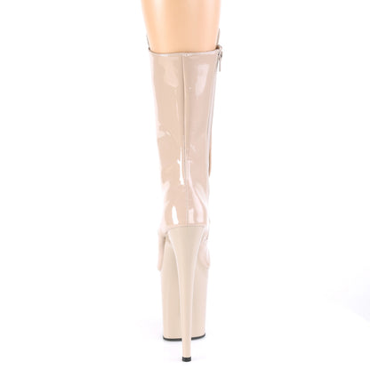 Pleaser Botas de tobillo para mujer FLAMINGO-1050 PAT desnuda / desnuda