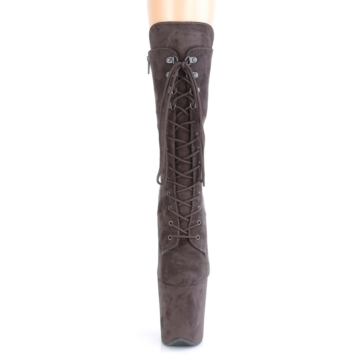 Pleaser Womens Ankle Boots FLAMINGO-1050FS Midnight Grey F.Suede/Midnight Grey F.Suede