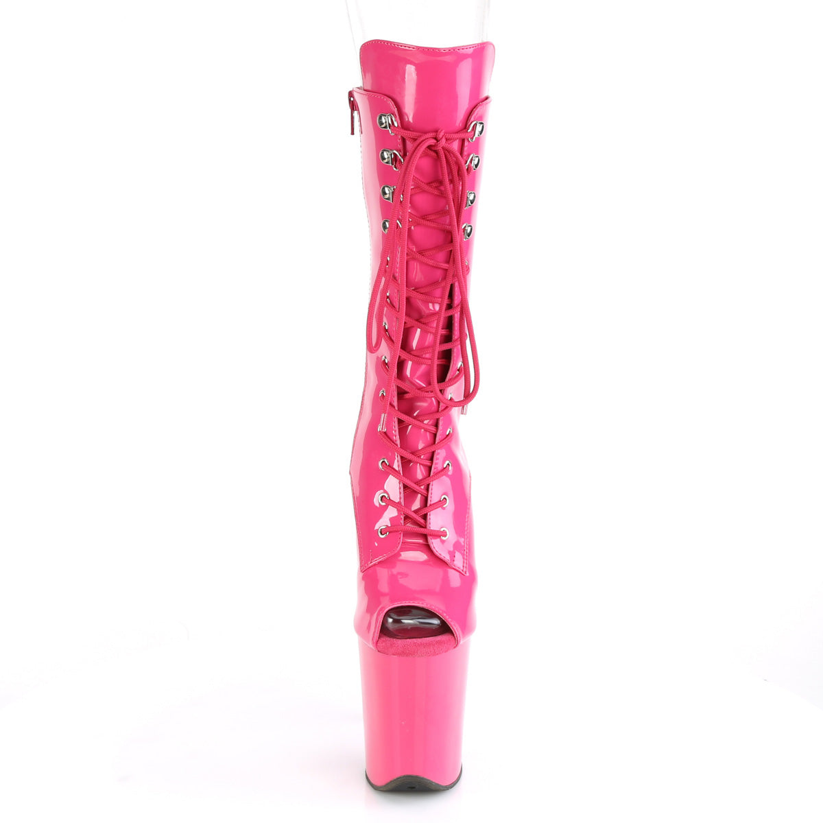 Pleaser Botas de tobillo para mujer FLAMINGO-1051 H. Pat Rosa / h. Rosa