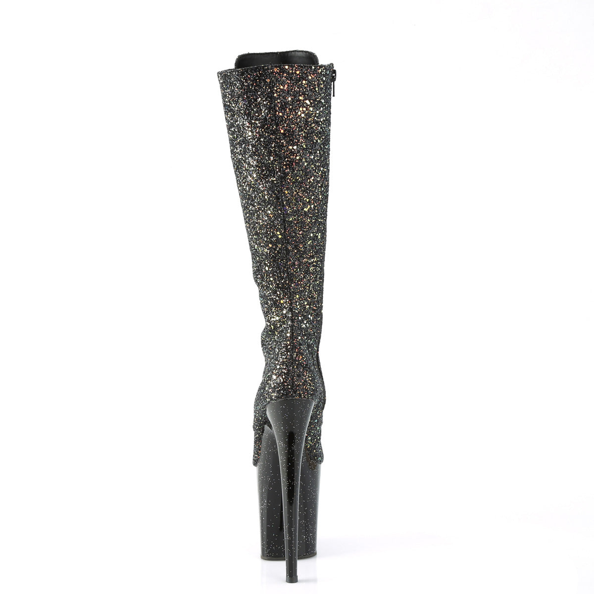 Pleaser Botas de mujer FLAMINGO-2020mg BLK Multi Glitter / BLK