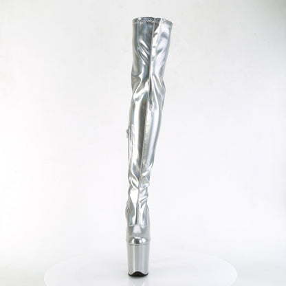 Pleaser   FLAMINGO-3000HWR Slv Str. Holo/Slv Holo