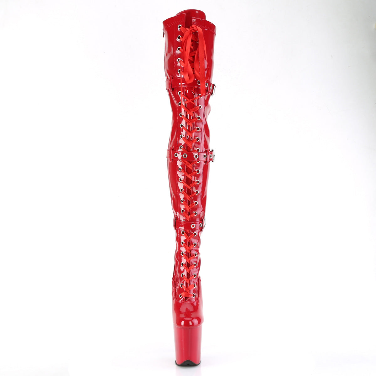 Pleaser   FLAMINGO-3028 RED STR. Pat/Rojo