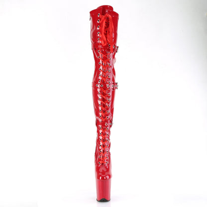 Pleaser   FLAMINGO-3028 RED STR. Pat/Rojo