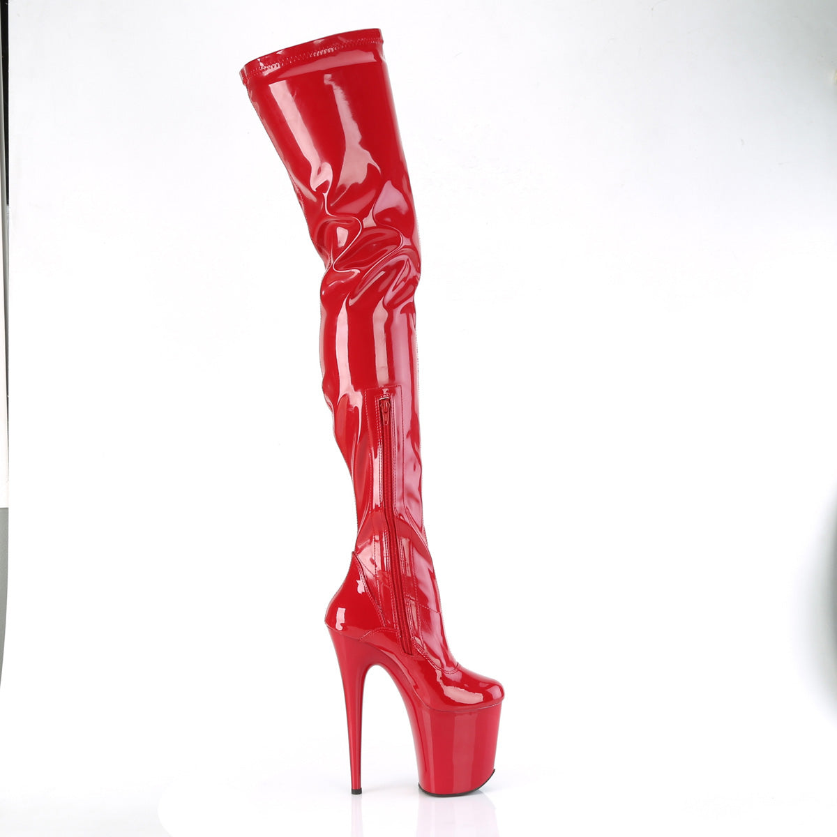 Pleaser   FLAMINGO-4000 Red Str. Pat/Rojo