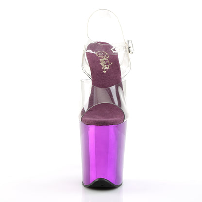 Pleaser Sandalias para mujer FLAMINGO-808 CLR / cromo púrpura