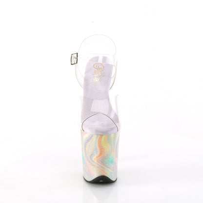 Pleaser   FLAMINGO-808CRF CLR/Lavender Multi Britters