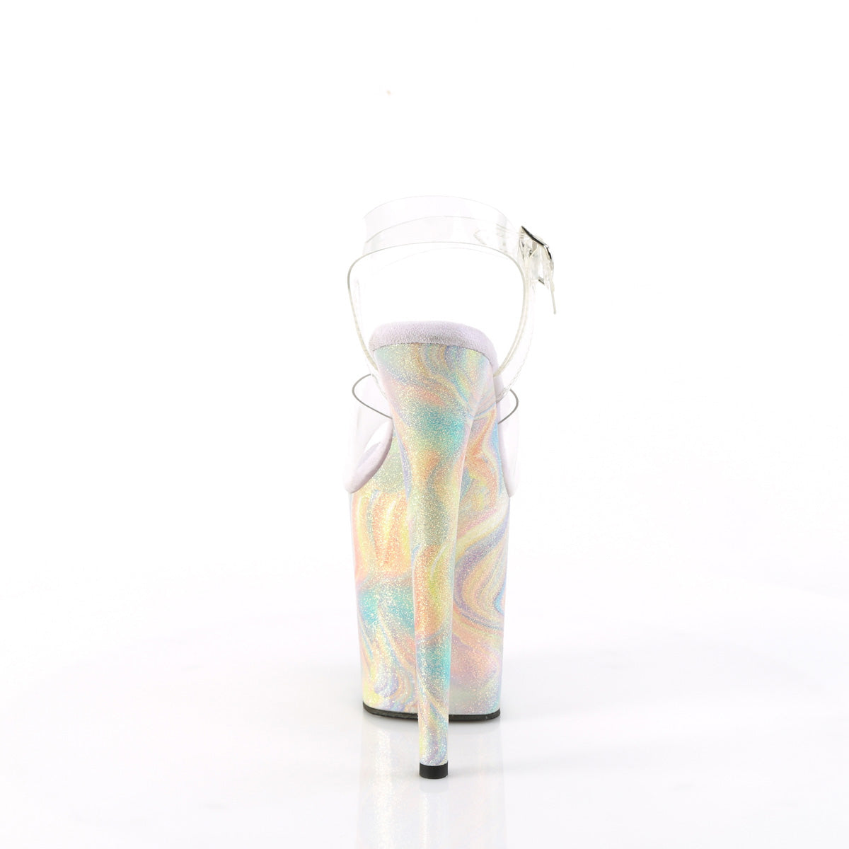 Pleaser   FLAMINGO-808CRF CLR/Lavender Multi Britters