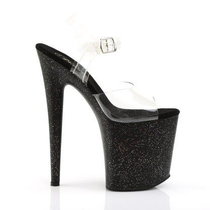 Pleaser Sandalias para mujer FLAMINGO-808 mg clr / blk