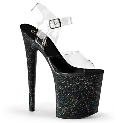 Pleaser Sandalias para mujer FLAMINGO-808 mg clr / blk