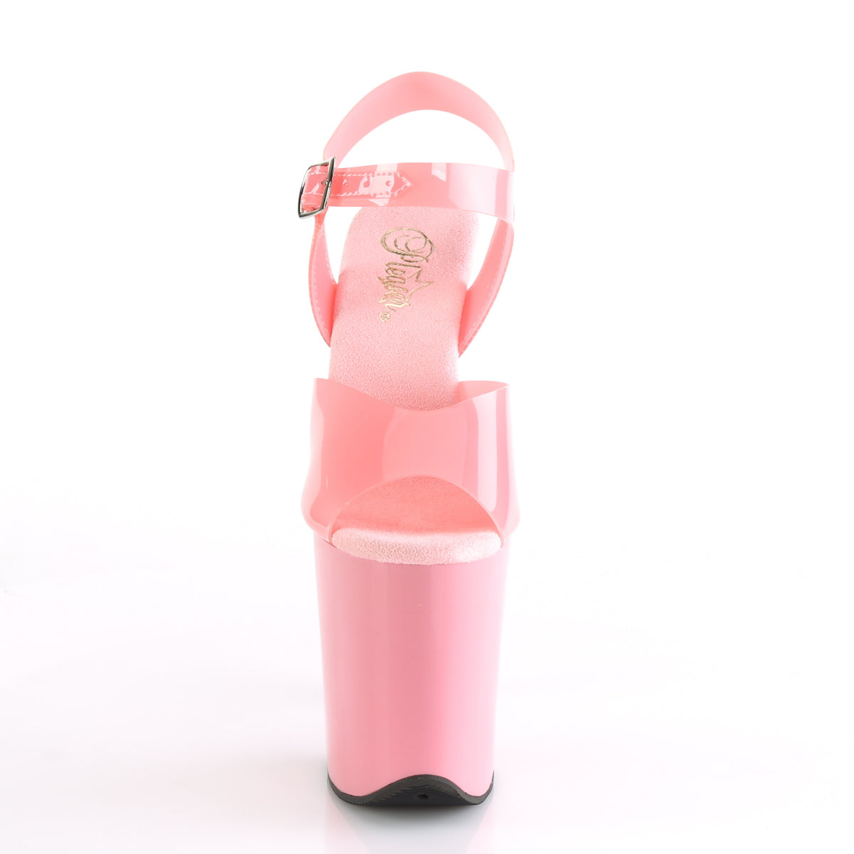 Pleaser Sandalias para mujer FLAMINGO-808N Baby Pink (Jelly-like) TPU / Baby Pink