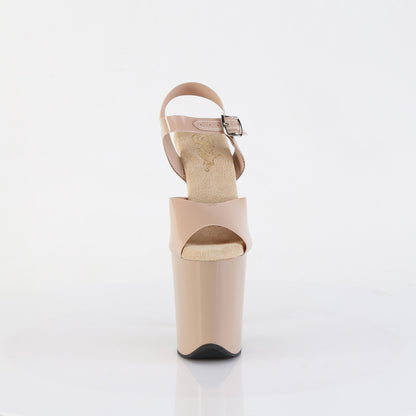 Pleaser Sandalias para mujer FLAMINGO-808n crema (gelatina) TPU / crema