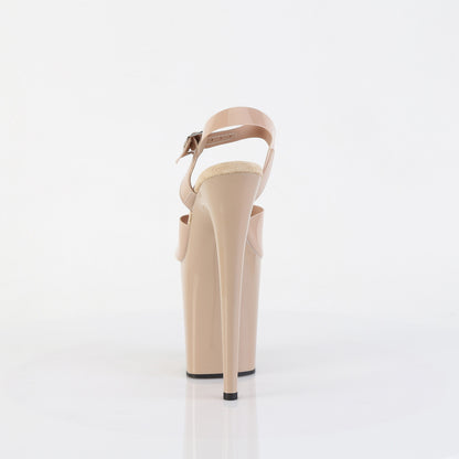Pleaser Sandalias para mujer FLAMINGO-808n crema (gelatina) TPU / crema