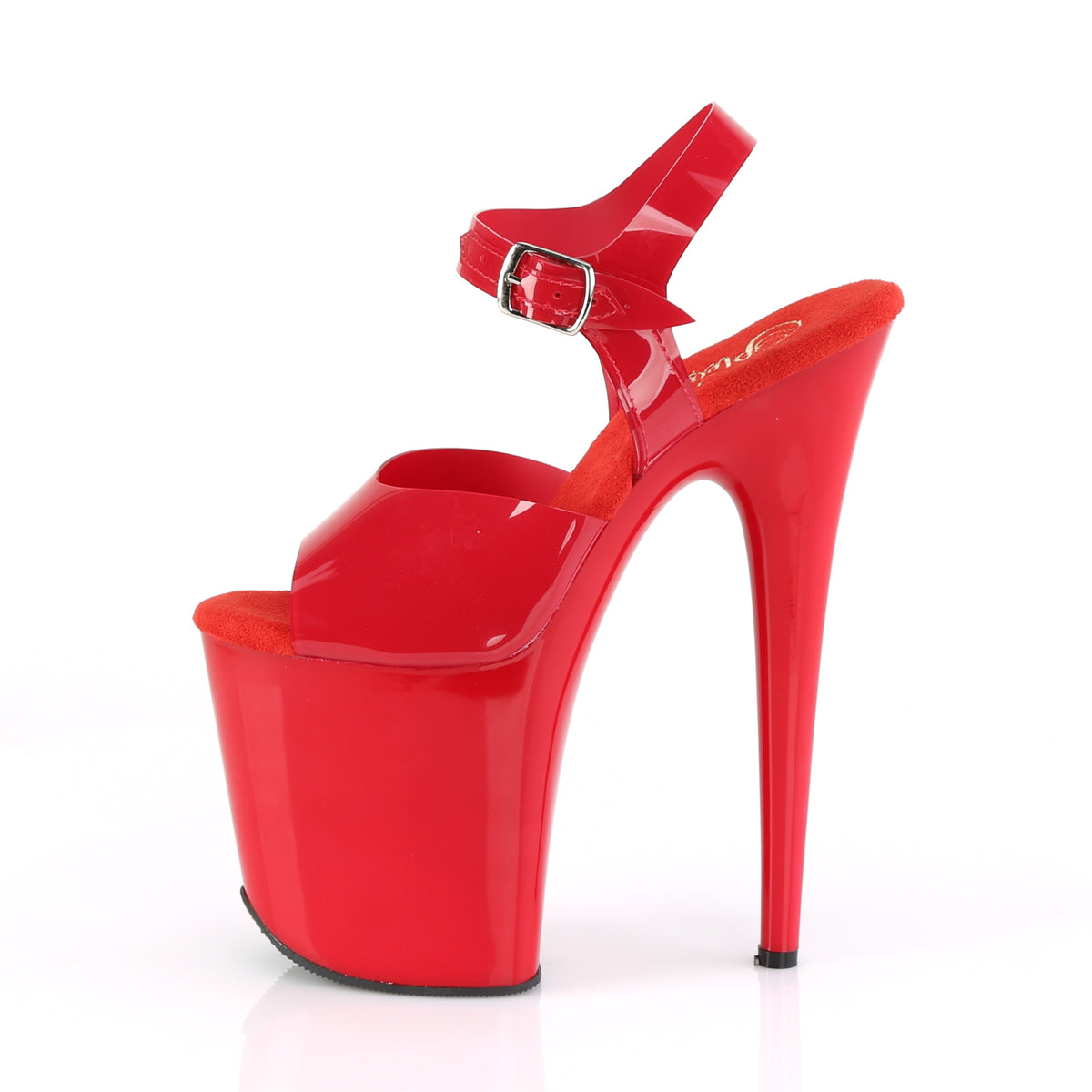 Pleaser Sandalias para mujer FLAMINGO-808N rojo (gelatina) TPU / RED