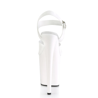 Pleaser Sandalias para mujer FLAMINGO-808n wht (jalea) tpu / wht