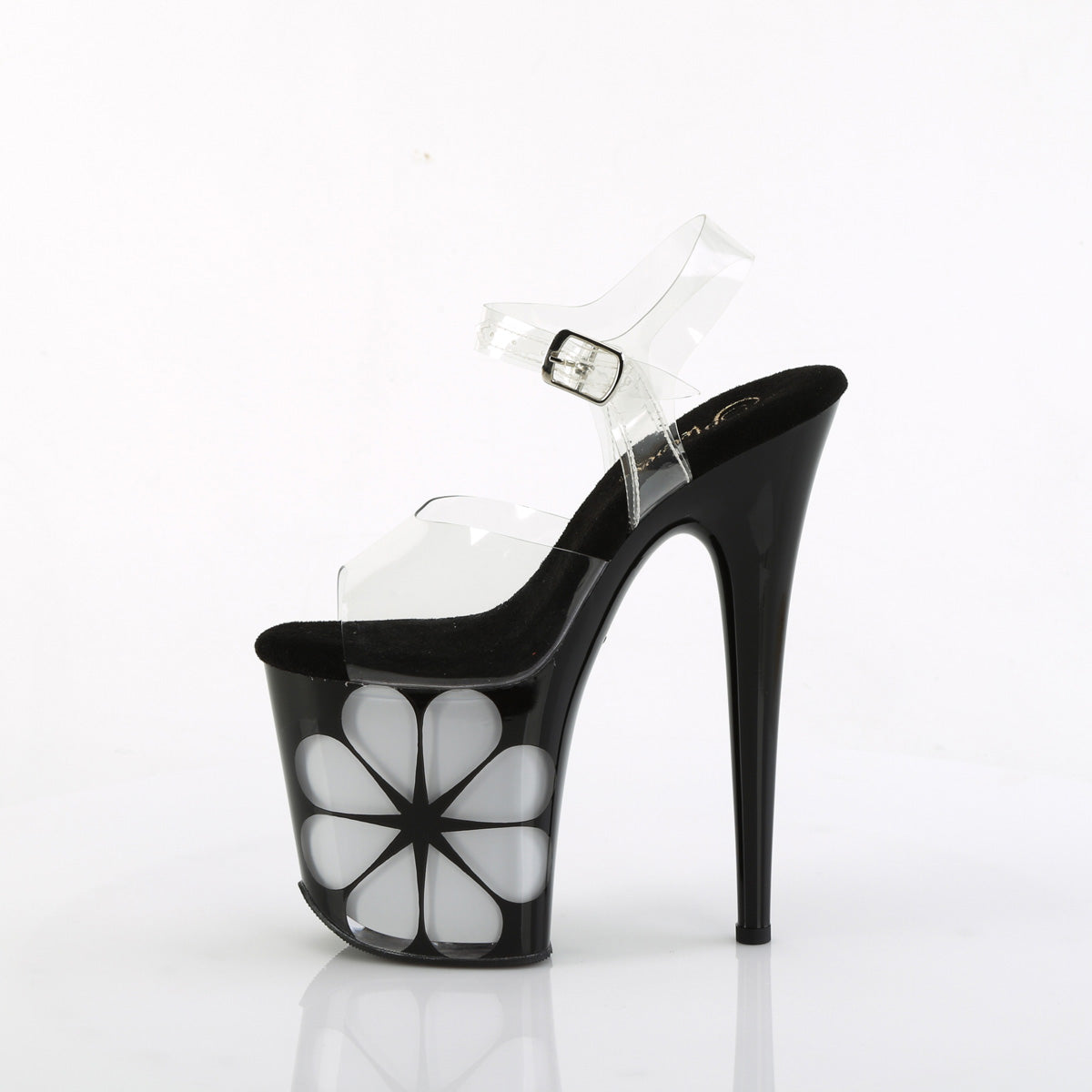 Pleaser  Sandals FLAMINGO-808NLHS Clr/Blk-Multi