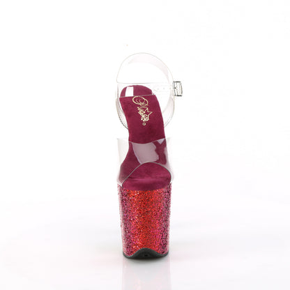 Pleaser   FLAMINGO-808RBG CLR/Rainbow Brillantina