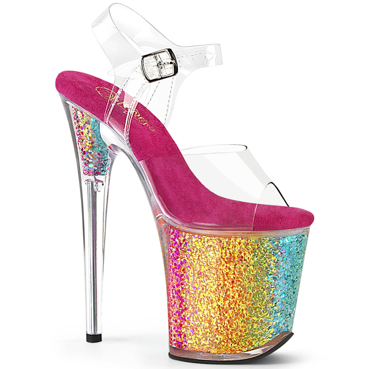 Pleaser   FLAMINGO-808RG-02 CLR/Rainbow Papel picado